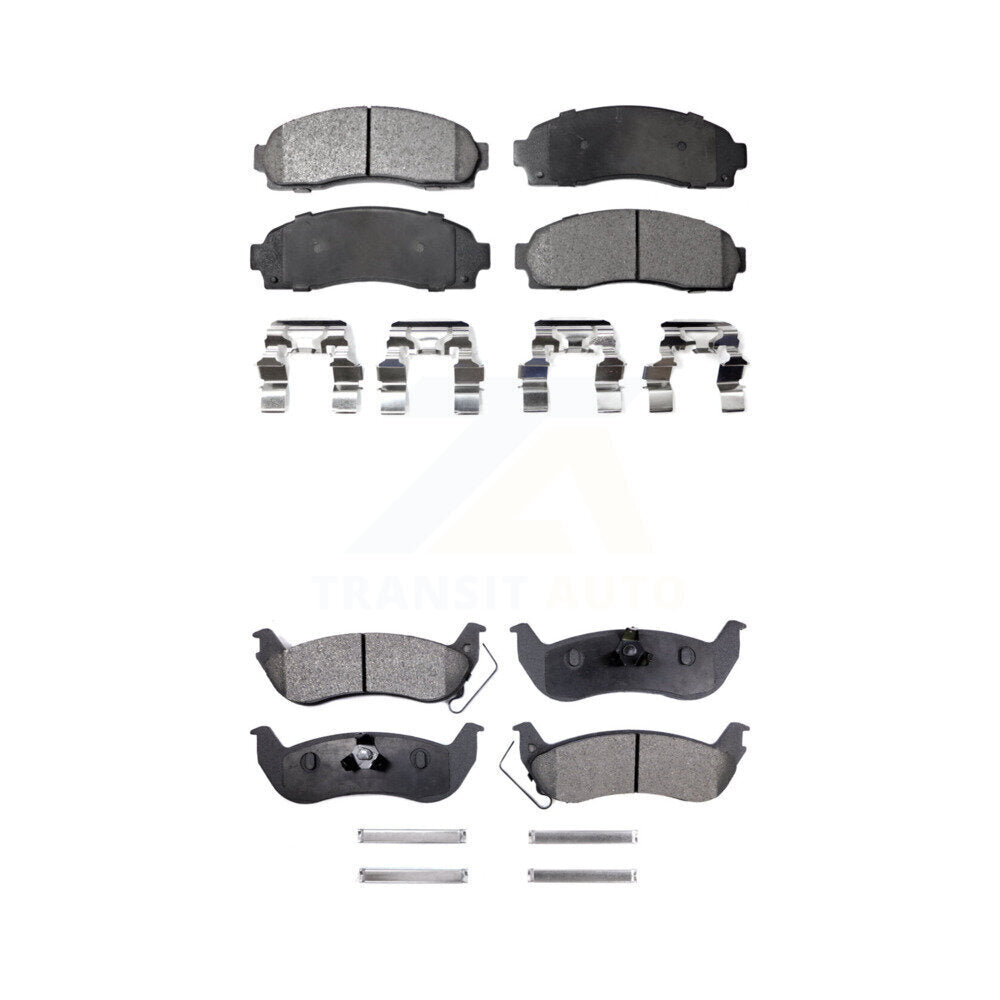 Ceramic Brake Pads Front Rear Kit For Ford Ranger Mazda B2300 B4000