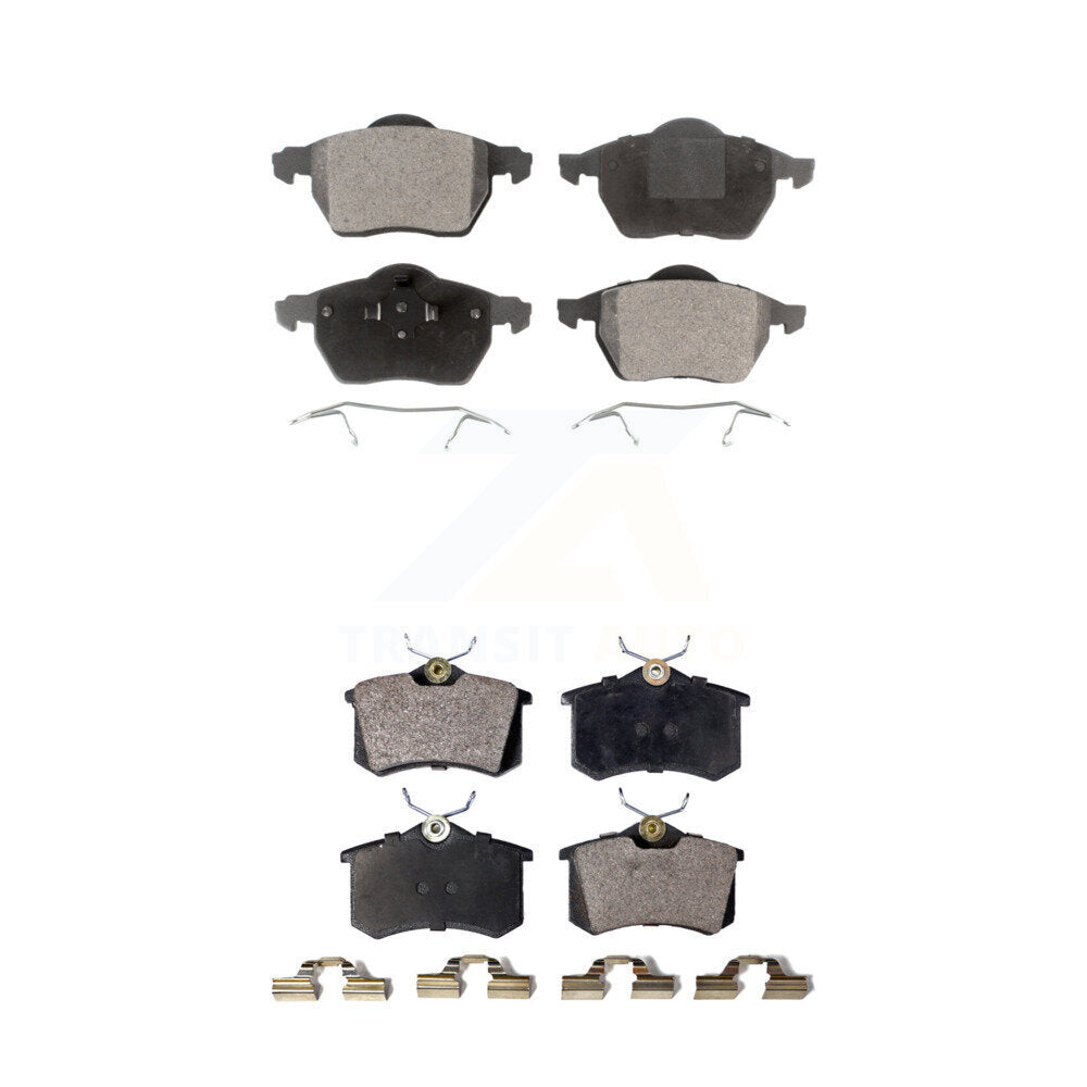 Ceramic Brake Pads Front Rear Kit For Volkswagen Passat Audi A4 Quattro A6 S6