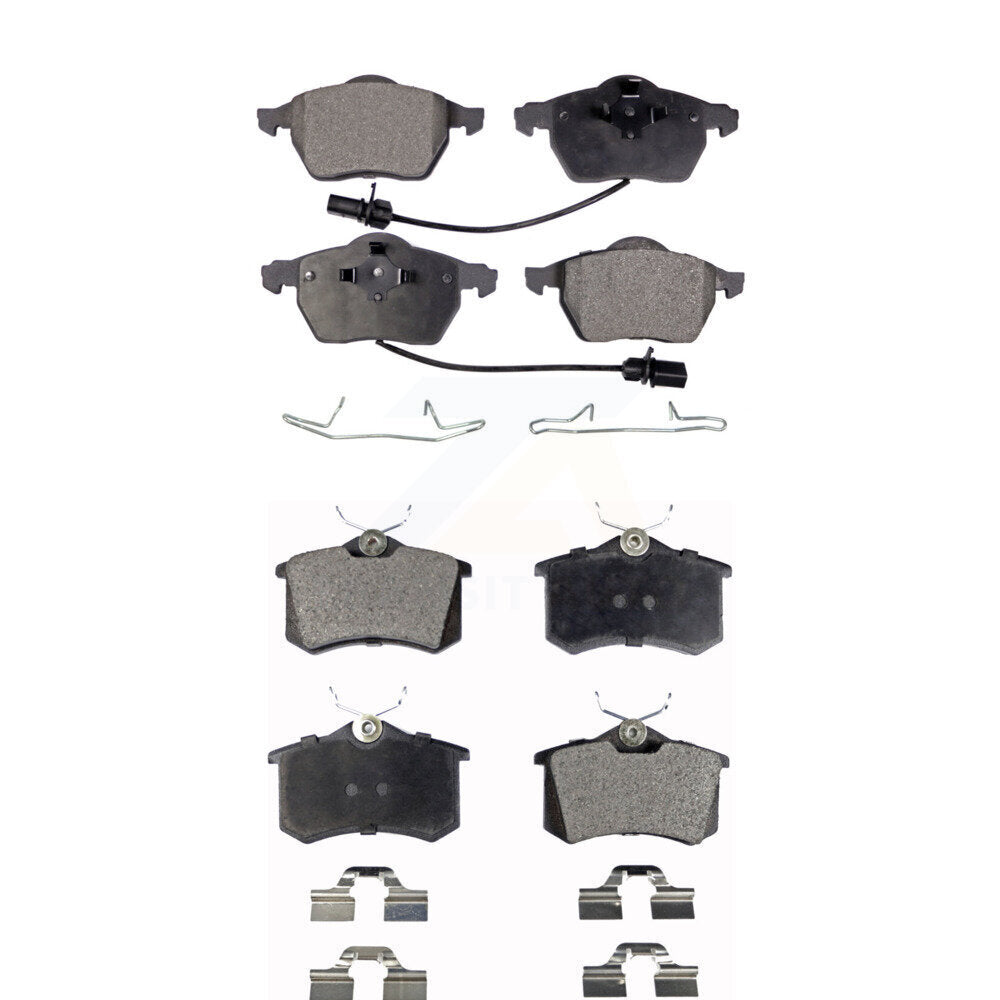Ceramic Brake Pads Front Rear Kit For Audi A4 Quattro A6 S4