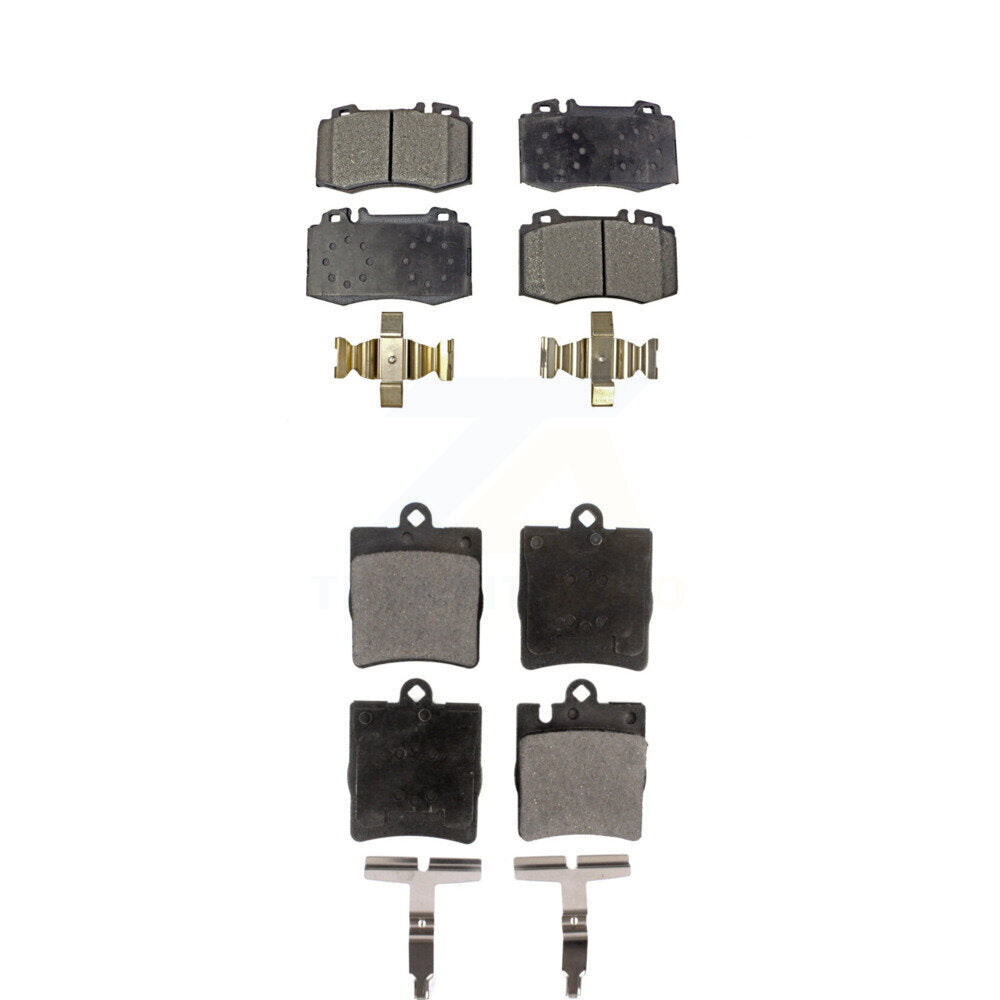 Ceramic Brake Pads Front Rear Kit For Mercedes-Benz C230 SLK350 C320 C350