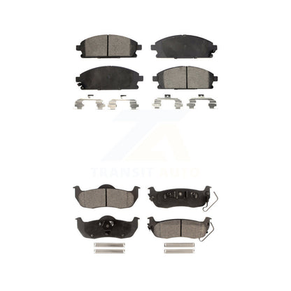Ceramic Brake Pads Front Rear Kit For 2004 Nissan Pathfinder To 07 04