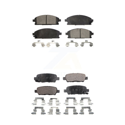 Ceramic Brake Pads Front Rear Kit For Nissan X-Trail Quest