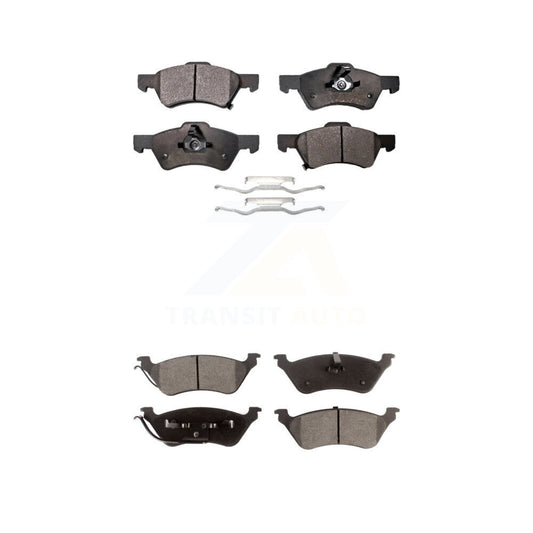 Ceramic Brake Pad Front Rear Kit For Dodge Grand Caravan Chrysler Town & Country