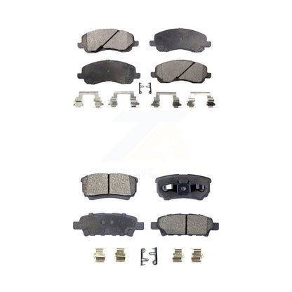 Ceramic Brake Pads Front Rear Kit For Jeep Patriot Mitsubishi Lancer Dodge 200