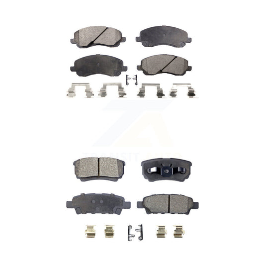 Ceramic Brake Pads Front Rear Kit For Jeep Patriot Mitsubishi Lancer Dodge 200
