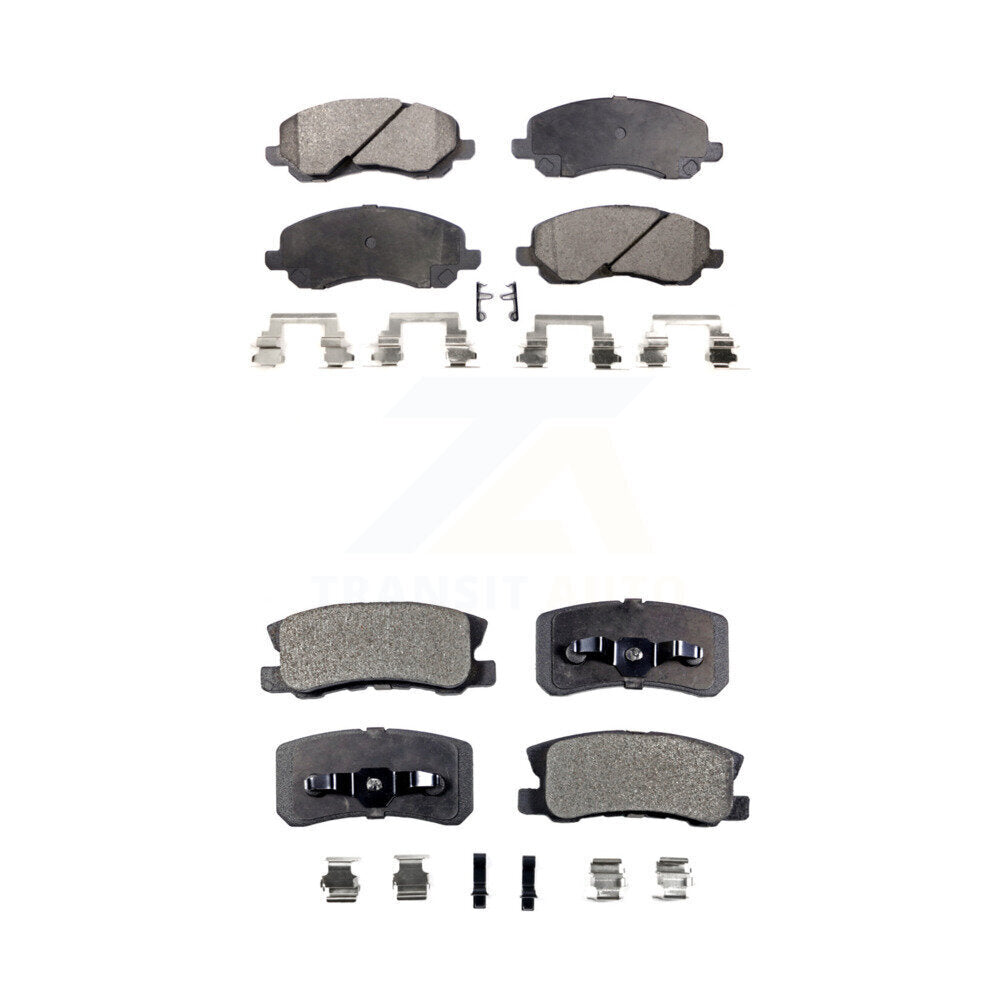 Ceramic Brake Pads Front Rear Kit For Jeep Mitsubishi Patriot Lancer Compass 200