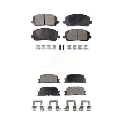 Ceramic Brake Pads Front Rear Kit For 2001-2003 Toyota Highlander
