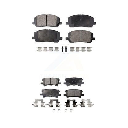 Ceramic Brake Pads Front Rear Kit For Toyota Highlander
