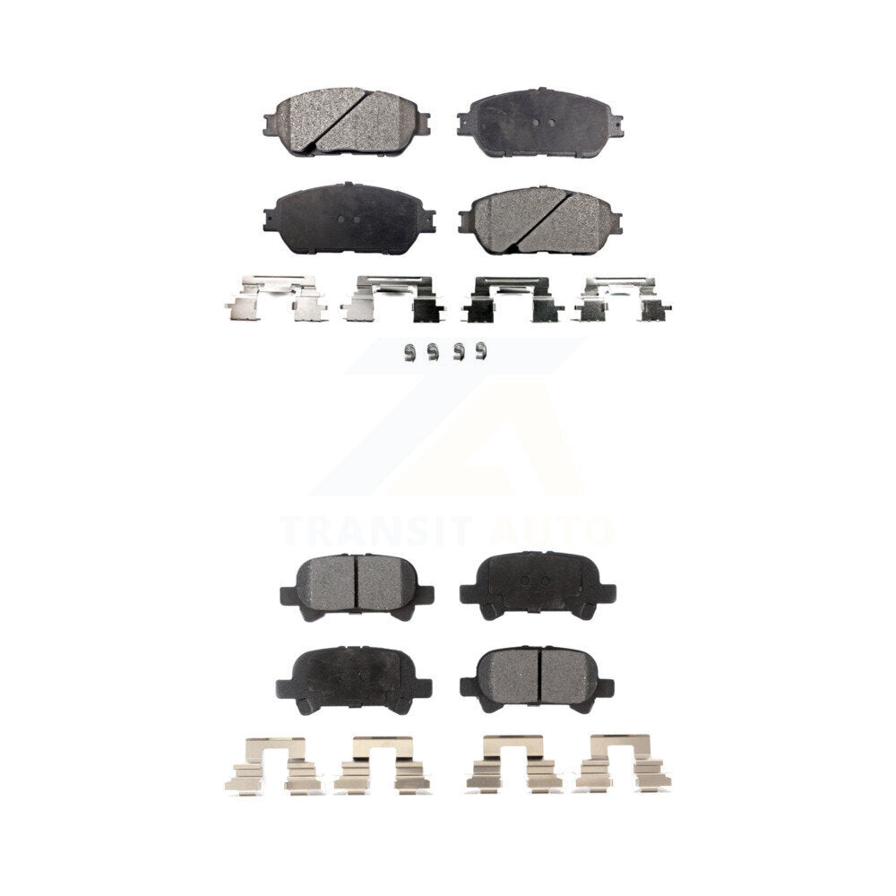 Ceramic Brake Pads Front Rear Kit For Toyota Camry Solara Avalon