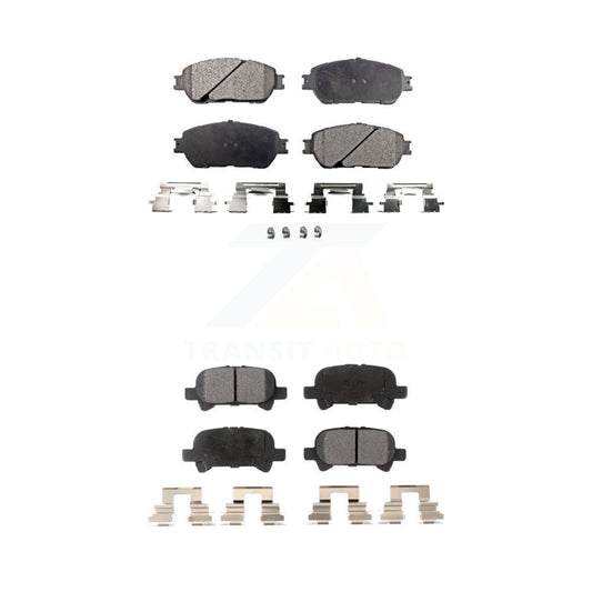 Ceramic Brake Pads Front Rear Kit For Toyota Camry Solara Avalon