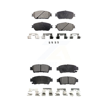 Ceramic Brake Pads Front Rear Kit For 2004-2010 Toyota Sienna