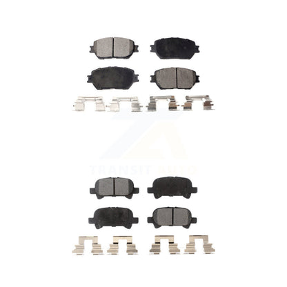 Ceramic Brake Pads Front Rear Kit For Toyota Camry Vehicles Manufactured In USA