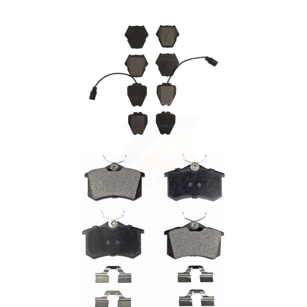 Ceramic Brake Pads Front Rear Kit For Audi A6 Quattro
