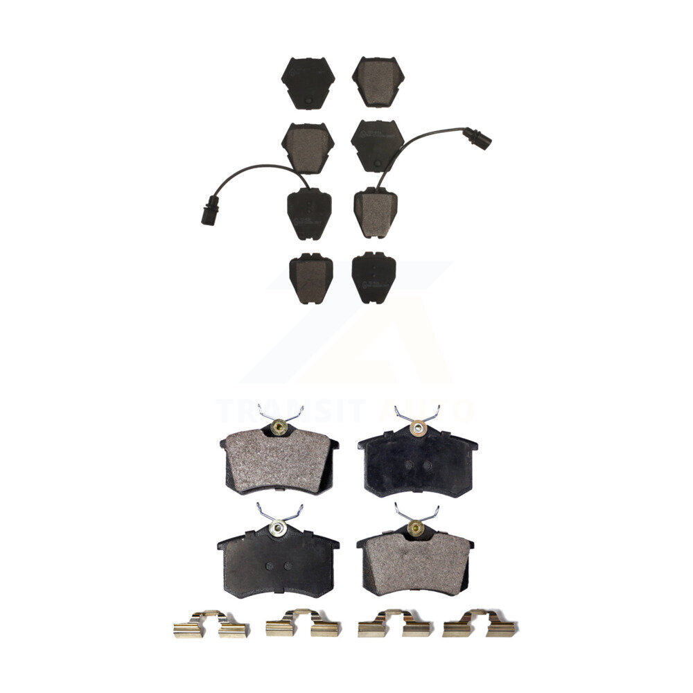 Ceramic Brake Pads Front Rear Kit For Volkswagen Passat Audi Allroad Quattro A6
