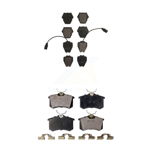 Ceramic Brake Pads Front Rear Kit For Volkswagen Passat Audi Allroad Quattro A6
