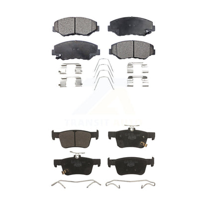 Ceramic Brake Pads Front Rear Kit For Honda Civic