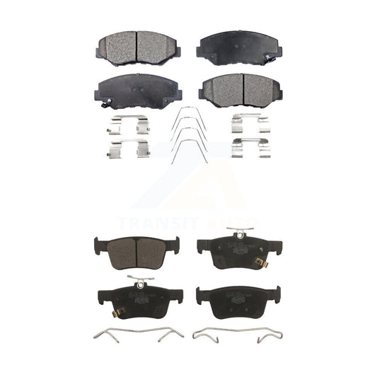 Ceramic Brake Pads Front Rear Kit For Honda Civic