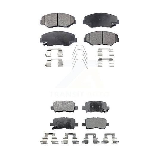 Ceramic Brake Pads Front Rear Kit For 2003-2008 Honda Pilot