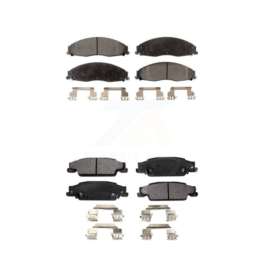 Ceramic Brake Pads Front Rear Kit For Pontiac Grand Prix Cadillac CTS STS