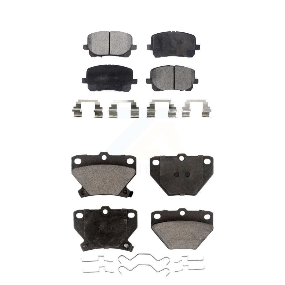 Ceramic Brake Pads Front Rear Kit For Toyota Corolla Matrix Pontiac Vibe