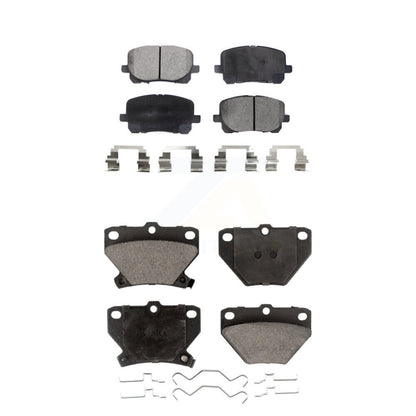 Ceramic Brake Pads Front Rear Kit For Toyota Corolla Matrix Pontiac Vibe