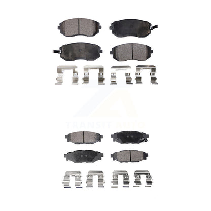 Ceramic Brake Pads Front Rear Kit For Subaru Outback Forester Impreza Legacy WRX