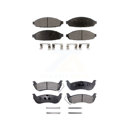 Ceramic Brake Pads Front Rear Kit For Ford Crown Victoria Lincoln Town Car Grand