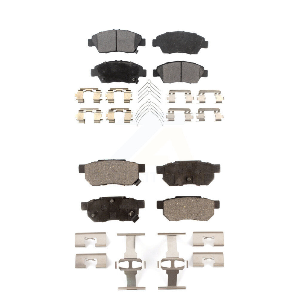 Ceramic Brake Pads Front Rear Kit For Honda Fit Civic del Sol