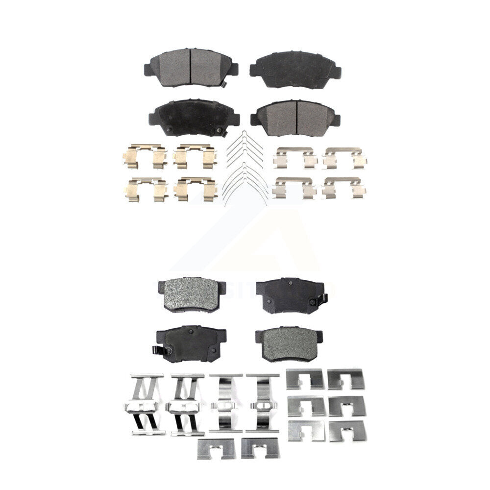 Ceramic Brake Pads Front Rear Kit For Honda Civic Acura ILX RSX CR-Z