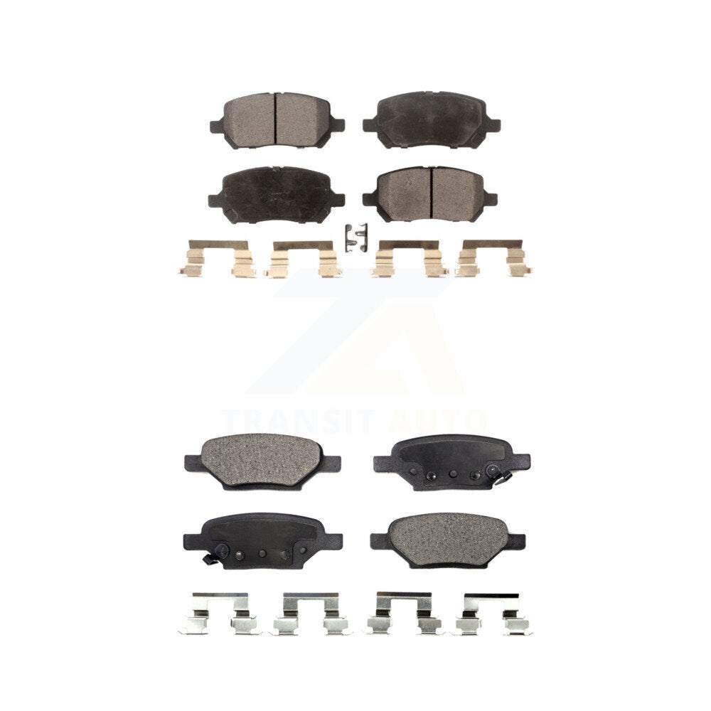Ceramic Brake Pads Front Rear Kit For Pontiac G5 Pursuit