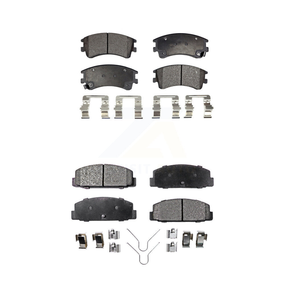 Ceramic Brake Pads Front Rear Kit For 2003-2005 Mazda 6