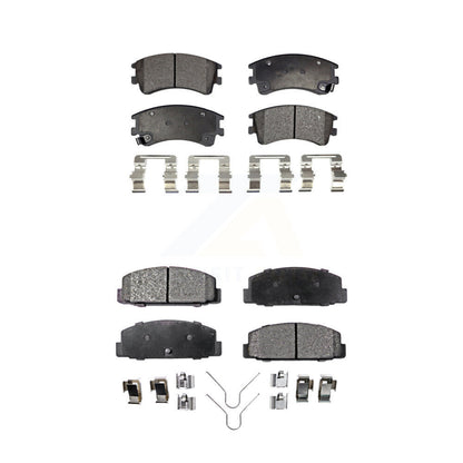 Ceramic Brake Pads Front Rear Kit For 2003-2005 Mazda 6