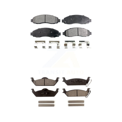 Ceramic Brake Pads Front Rear Kit For 2003-2004 Dodge Dakota