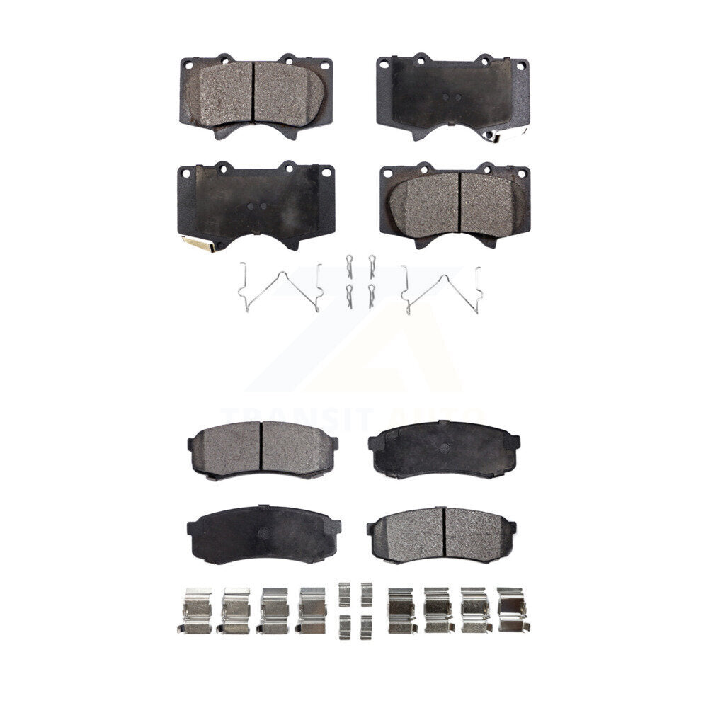 Ceramic Brake Pad Front Rear Kit For Toyota 4Runner FJ Cruiser Lexus GX460 GX470