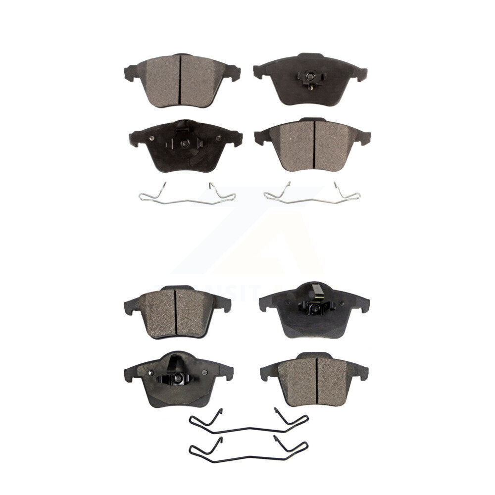 Ceramic Brake Pads Front Rear Kit For Volvo XC90 With 316mm Diameter Rotor