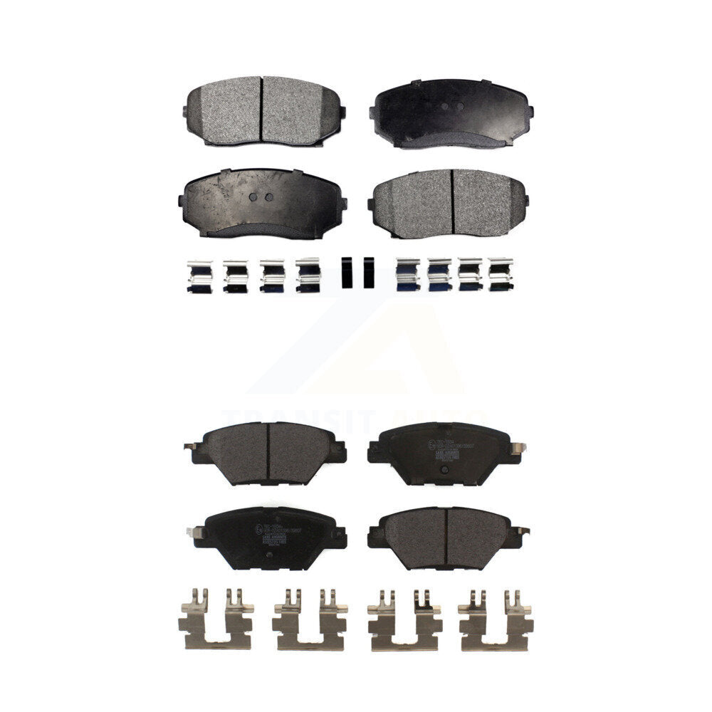 Ceramic Brake Pads Front Rear Kit For 2016-2023 Mazda CX-9