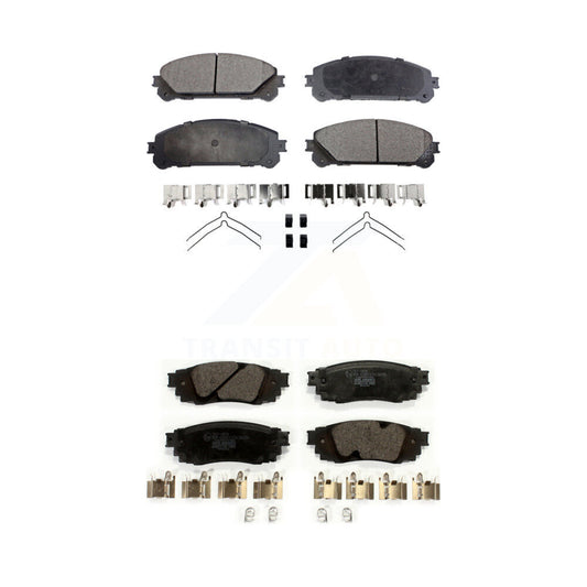 Ceramic Brake Pads Front Rear Kit For Lexus RX350 RX450h RX350L RX450hL