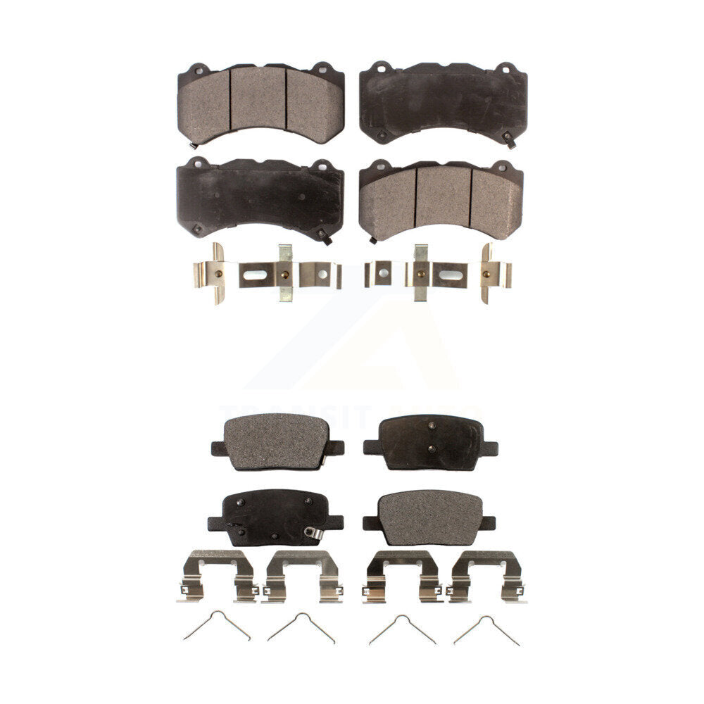 Ceramic Brake Pads Front Rear Kit For Chevrolet Camaro