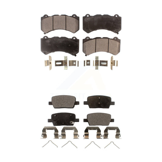Ceramic Brake Pads Front Rear Kit For Chevrolet Camaro