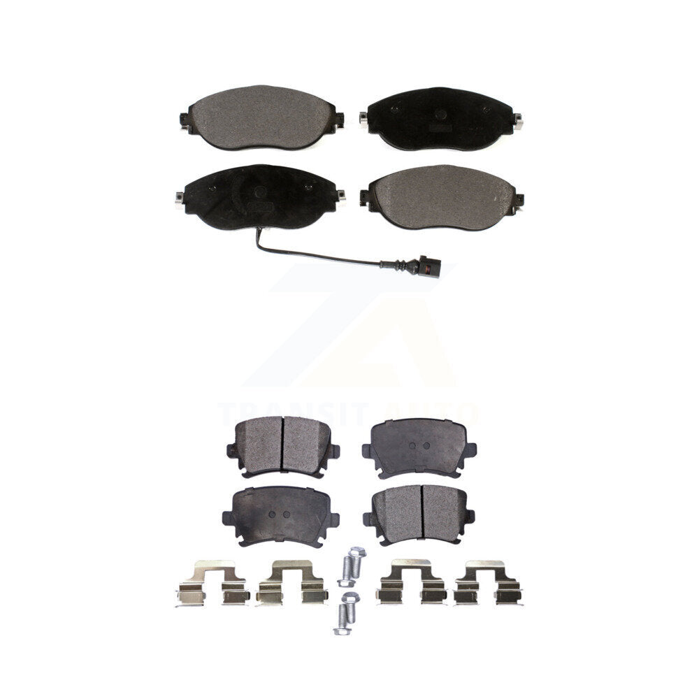 Ceramic Brake Pads Front Rear Kit For Volkswagen GTI CC