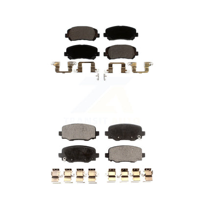 Ceramic Brake Pads Front Rear Kit For Jeep Cherokee Chrysler 200