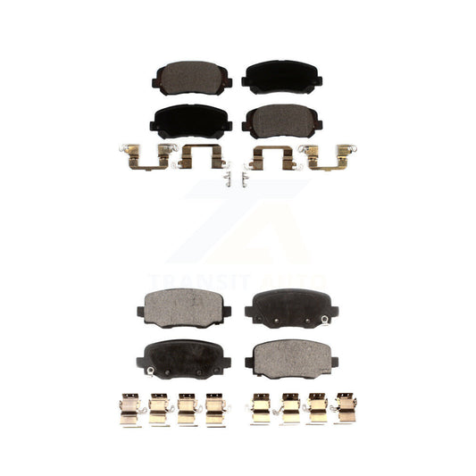 Ceramic Brake Pads Front Rear Kit For Jeep Cherokee Chrysler 200