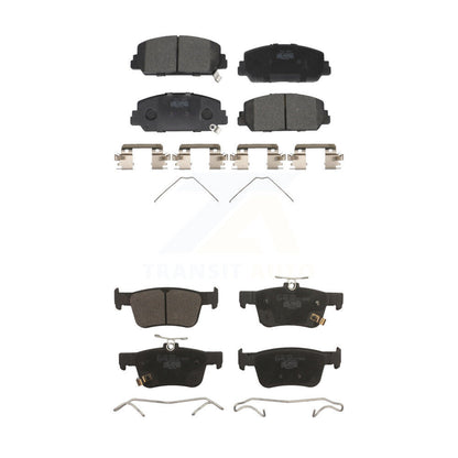 Ceramic Brake Pads Front Rear Kit For Honda Civic