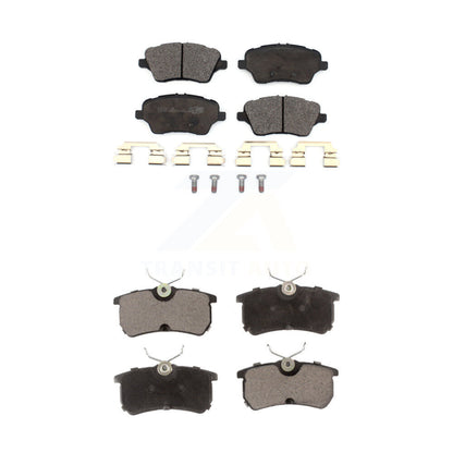 Ceramic Brake Pads Front Rear Kit For 2014-2019 Ford Fiesta ST