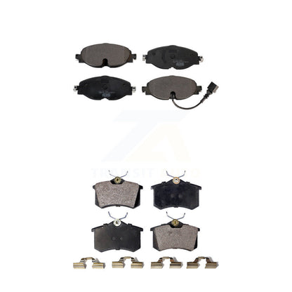 Ceramic Brake Pad Front Rear Kit For 15 Volkswagen Golf SportWagen DIESEL engine