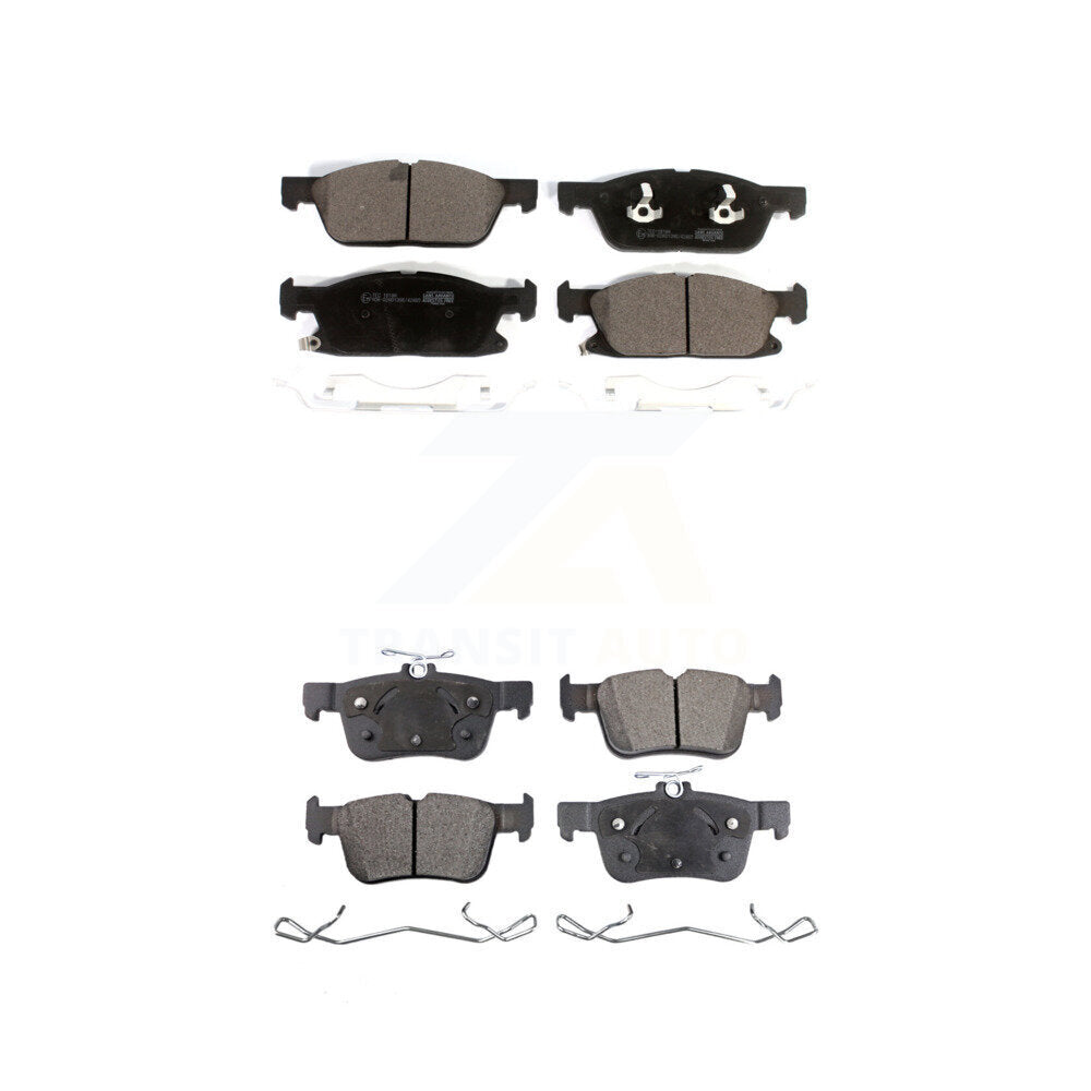 Ceramic Brake Pads Front Rear Kit For Ford Fusion Lincoln MKZ Continental