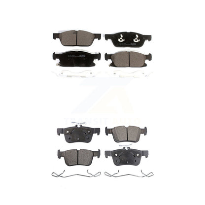 Ceramic Brake Pads Front Rear Kit For Ford Fusion Lincoln MKZ Continental