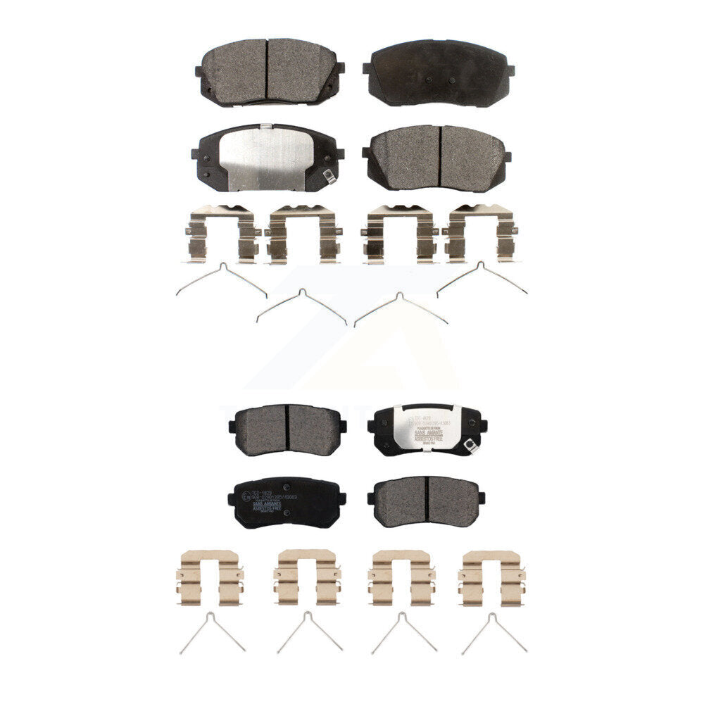 Ceramic Brake Pads Front Rear Kit For Kia Optima Hyundai Sonata