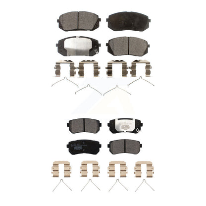 Ceramic Brake Pads Front Rear Kit For Kia Optima Hyundai Sonata