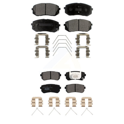 Ceramic Brake Pads Front Rear Kit For Kia Optima With Manual Parking
